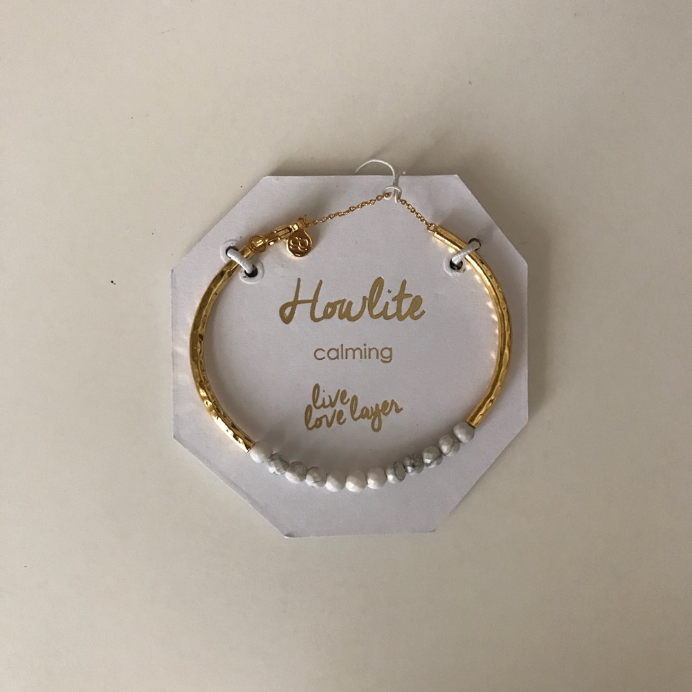 Gorjana Howlite Calming Bracelet